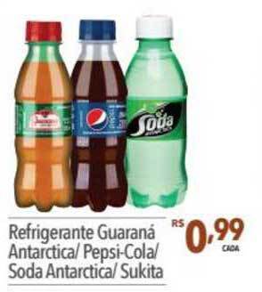 Supermercados Condor Refrigerante Guaraná Antarctica Pepsi Cola Soda Antarctica Sukita oferta