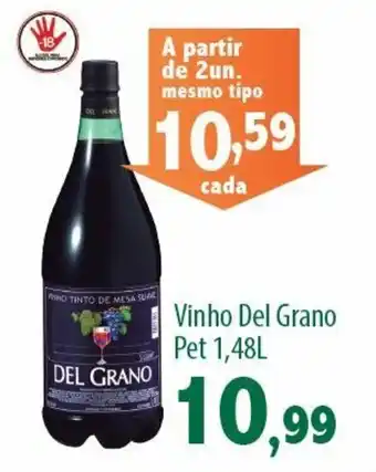 Econômico Atacadão Vinho del Grano Pet 1.48L oferta