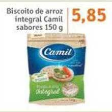 Sonda Biscoito de arroz integral camil sabores oferta
