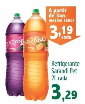 Econômico Atacadão Refrigerante Sarandi Pet 2L cada oferta