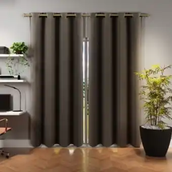 Cortina blackout blackout cinza 1,40x2,60m 1 folha inspire