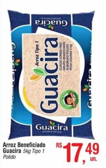 Fort Atacadista Arroz Beneficiado Guacira 5kg tipo 1 oferta