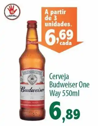 Cerveja Budweiser One Way 550ml