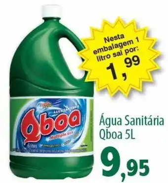 Econômico Atacadão Agua Sanitaria Qboa 5L oferta