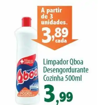Econômico Atacadão Limpador Qboa Desengordurante Cozinha 500ml oferta