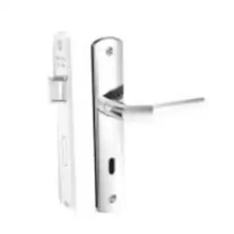 Fechadura interna espelho e maçaneta cromado 40 mm pop line - ...