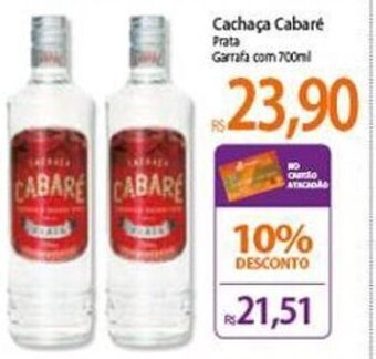 Atacadão Cachaca Cabare 700ml oferta