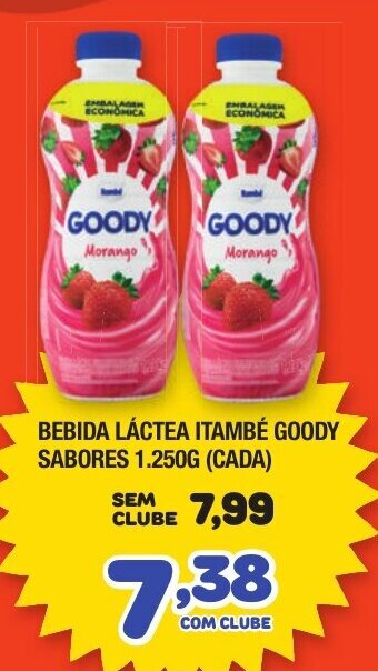 Costazul Supermercados Bebida Lactea Itambe Goody sabores 1.250g oferta