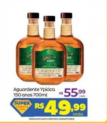 Aguardente Ypioca 150 Anos 700ml