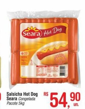 Fort Atacadista Salsicha Hot Dog Seara 5kg oferta