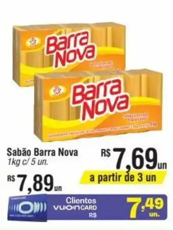 Fort Atacadista Sabao Barra Nova 1kg c/5 un oferta