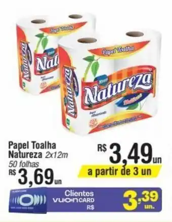 Fort Atacadista Papel toalha Natureza oferta