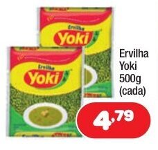 Costazul Supermercados Ervilha Yoki 500g oferta
