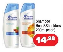 Costazul Supermercados Shampoo Head&Shoulders 200ml oferta