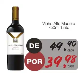 Supermercado Dalben Vinho Alto madero 750ml tinto oferta