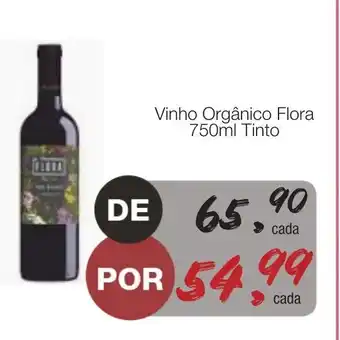 Supermercado Dalben Vinho Organico Flora 750ml Tinto oferta