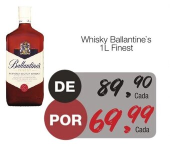 Supermercado Dalben Whisky Ballantine's 1L Finest oferta
