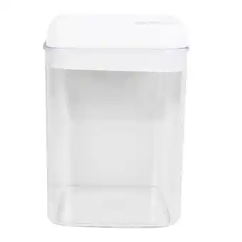 Pote hermético plástico quadrado 800ml
