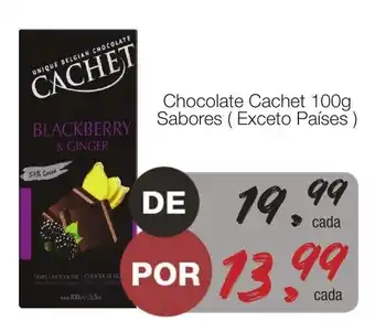 Supermercado Dalben Chocolate Cachet 100g Sabores oferta