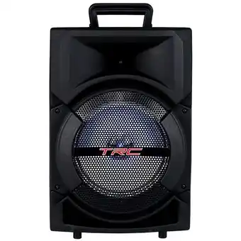 Caixa de som amplificada trc 5522 com bluetooth, rádio fm e entrada usb - 220w