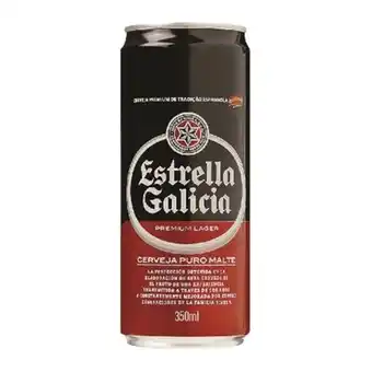 Coocerqui Cerveja estrella galicia puro malte lata 350ml oferta