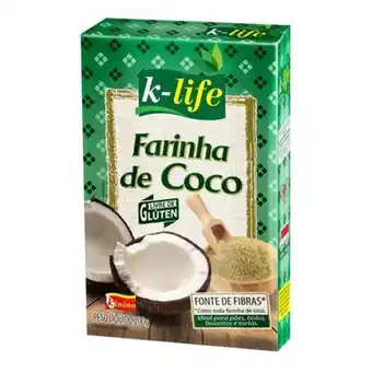 Coocerqui Farinha de coco kinino embalagem 200g oferta