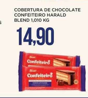 Cobertura de chocolate confeiteiro harald blend