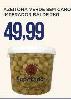Azeitona verde sem caro imperador balde 2kg