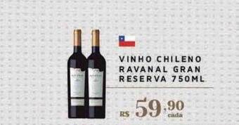 Vinho chileno ravanal gran reserva