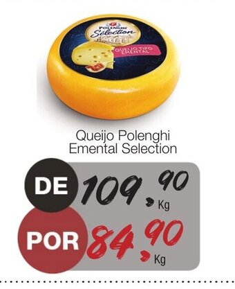 Supermercado Dalben Queijo Polenghi Emental Selection oferta