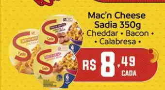 Bahamas Supermercados Mac'n Cheese Sadia 350g oferta