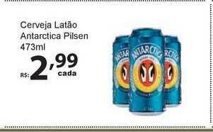 Super Luna Cerveja Latão Antarctica Pilsen 473ml oferta