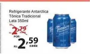 Refrigerante Antarctica Tônica Tradicional Lata 350ml