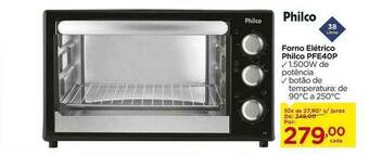 Carrefour Forno Elétrico Philco Pfe40p oferta