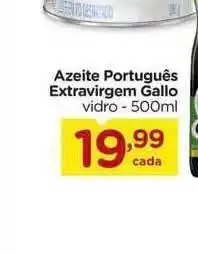 Carrefour Azeite Português Extravirgem Gallo 500ml oferta