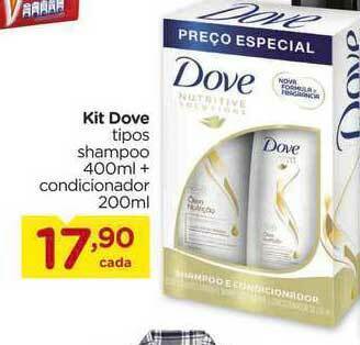 Carrefour Kit Dove Tipos Shampoo 400ml + Condicionador 200ml oferta