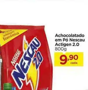 Carrefour Achocolatado Em Pó Nescau Actigen 2.0 800g oferta