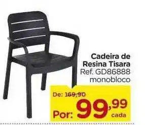Carrefour Cadeira De Resina Tisara Monobloco oferta