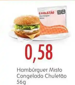 Hambúrguer Misto Congelado Chuletão 56g