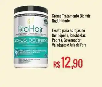 Mart Minas Creme Tratamento Biohair oferta