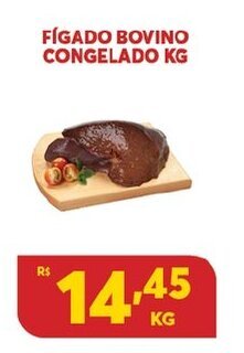 Atacadão Centro Sul Figado Bovino Congelado 1kg oferta