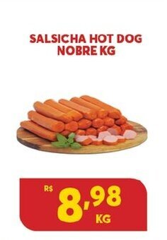 Atacadão Centro Sul Salsicha Hot Dog Nobre 1kg oferta