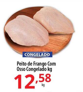 Akki Atacadista Peito de frango com osso congelado kg oferta