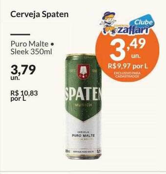 Zaffari Cerveja spaten oferta