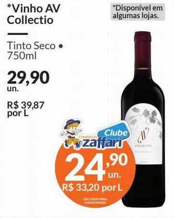 Zaffari Vinho av collectio oferta