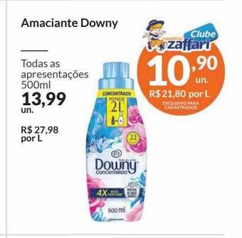 Zaffari Amaciante downy oferta