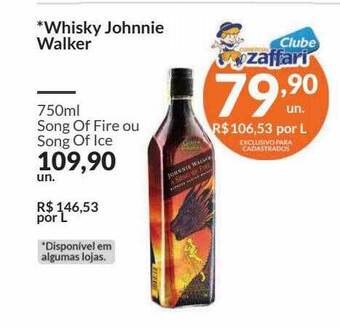 Zaffari Whisky johnnie walker oferta