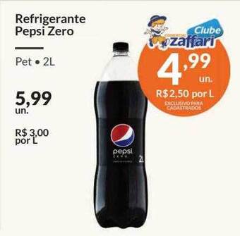 Zaffari Refrigerante pepsi zero oferta