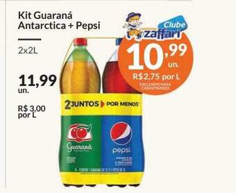 Kit guaraná antarctica + pepsi