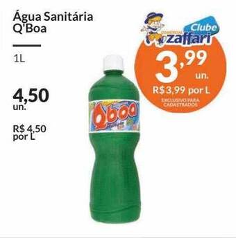 Zaffari Água sanitaria q'boa oferta